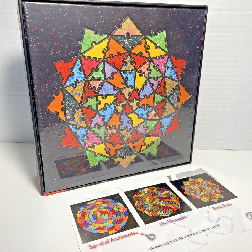 The Baffler Puzzle by Chris Yates Unique 78 Piece Bindu Truss - Image 4 of 4