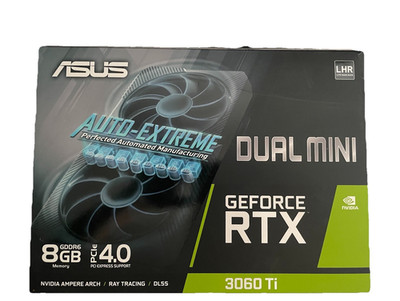ASUS Dual Mini NVIDIA GeForce RTX 3060 Ti 8GB GDDR6 PCIe 4.0 LHR