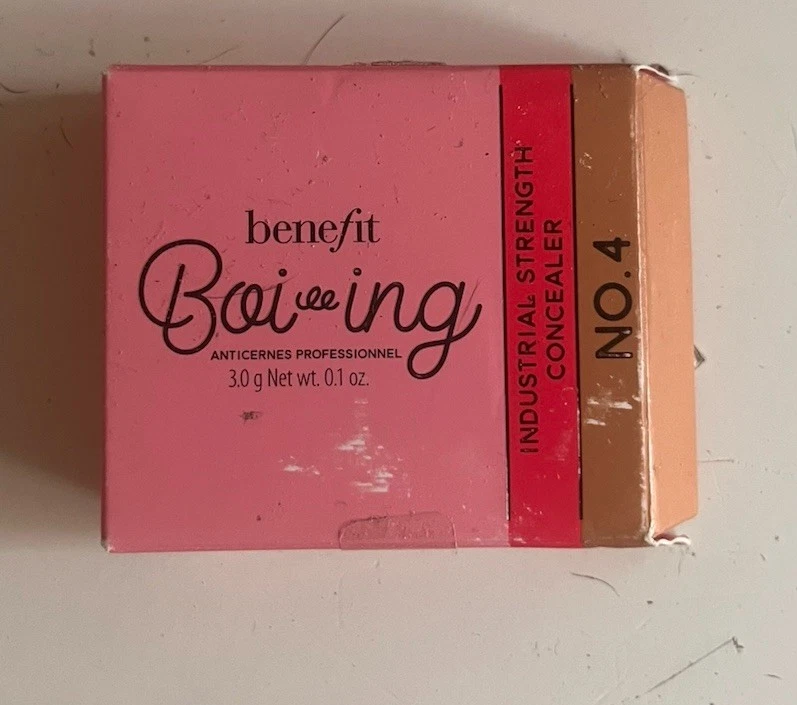 BENEFIT BOI-ING Industrial Strength Concealer No. 4 Medium Tan, New & Sealed box - Image 2 of 2