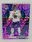 2025 Panini Mosaic Football Caleb Williams Purple Cracked Ice Prism Insert 22