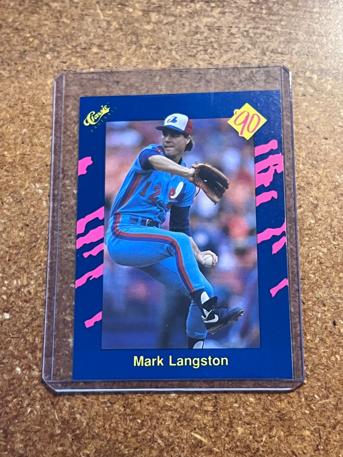 1990 Classic Baseball Blue # 72 Mark Langston