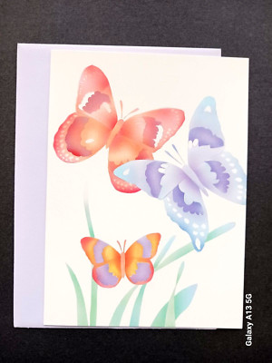 Beautiful CURRENT card with Butterflies - ''I Enjoy Being with You!''