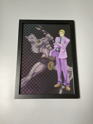 JoJo's Bizarre Adventure Gerahmtes Poster Datei Killer Queen Kira Yoshikage
