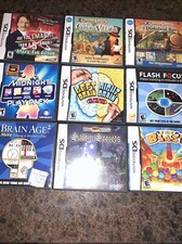 Lot Of 9 Nintendo DS Cases - No Games - Some Manuals