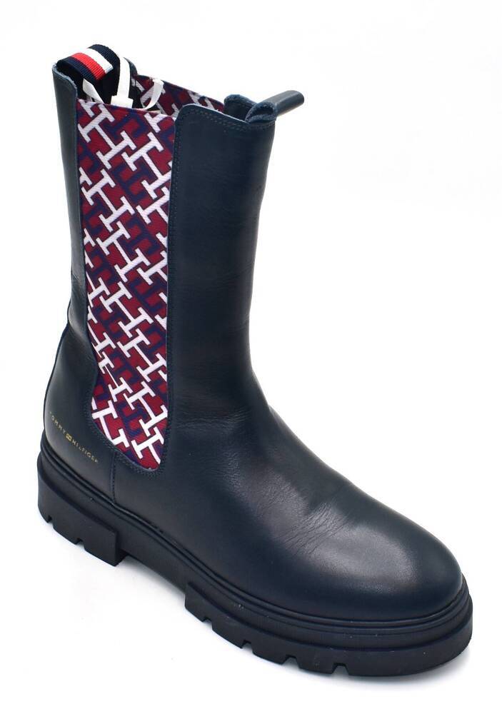 Monogram Tommy Hilfiger Damen Stiefeletten Sale Tommy Hilfiger