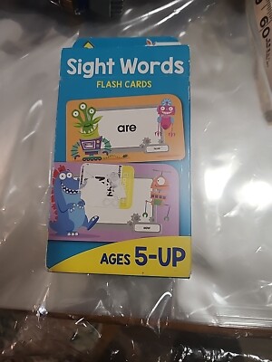 School Zone - Sight Words Flash Cards - Ages 5 and Up, Kindergarten to ...