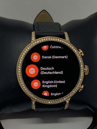Fossil Gen 4 Authentic Digital Dial Smart Watch Custom Band FTW6015 QT354 - Picture 2 of 12