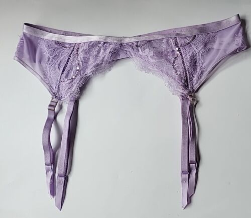 Ann Summers The Harmonia Suspender Belt M 12-14 Lilac New Tags - Picture 1 of 4