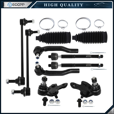 Front Tie Rod End Link Ball Joint Sway Bar End Link For 2011-2018 Toyota Sienna