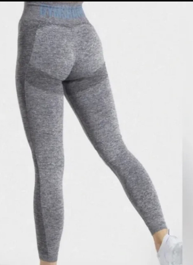 Gymshark Womens Gray Heather Athletic Leggings eBay