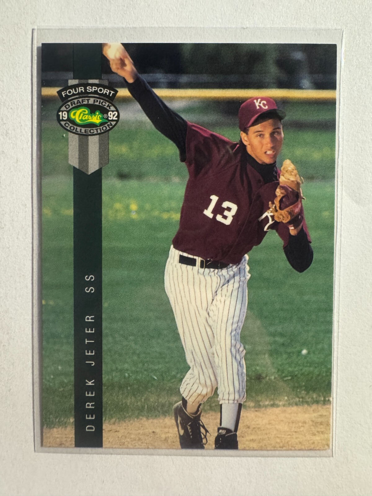 K263,085 - 1992 Classic Four Sport #231 Derek Jeter