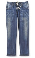 BRIEF INSANITY Pants Blue Denim Lounge Pants - NWT