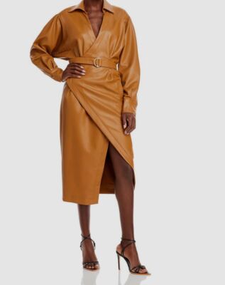 chinese dress ladies Wrap Me in Leather Dress – Pressedatl.com main image 0
