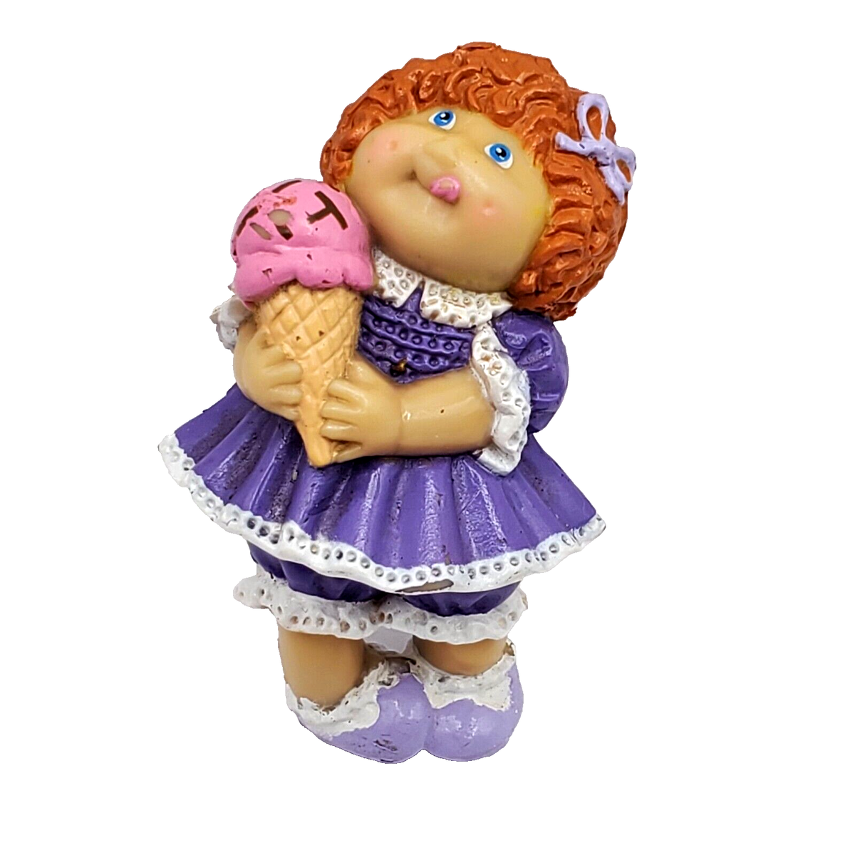 Cabbage Patch Kids Doll Girl Purple Dress Ice Cream Figure 1984 | eBay