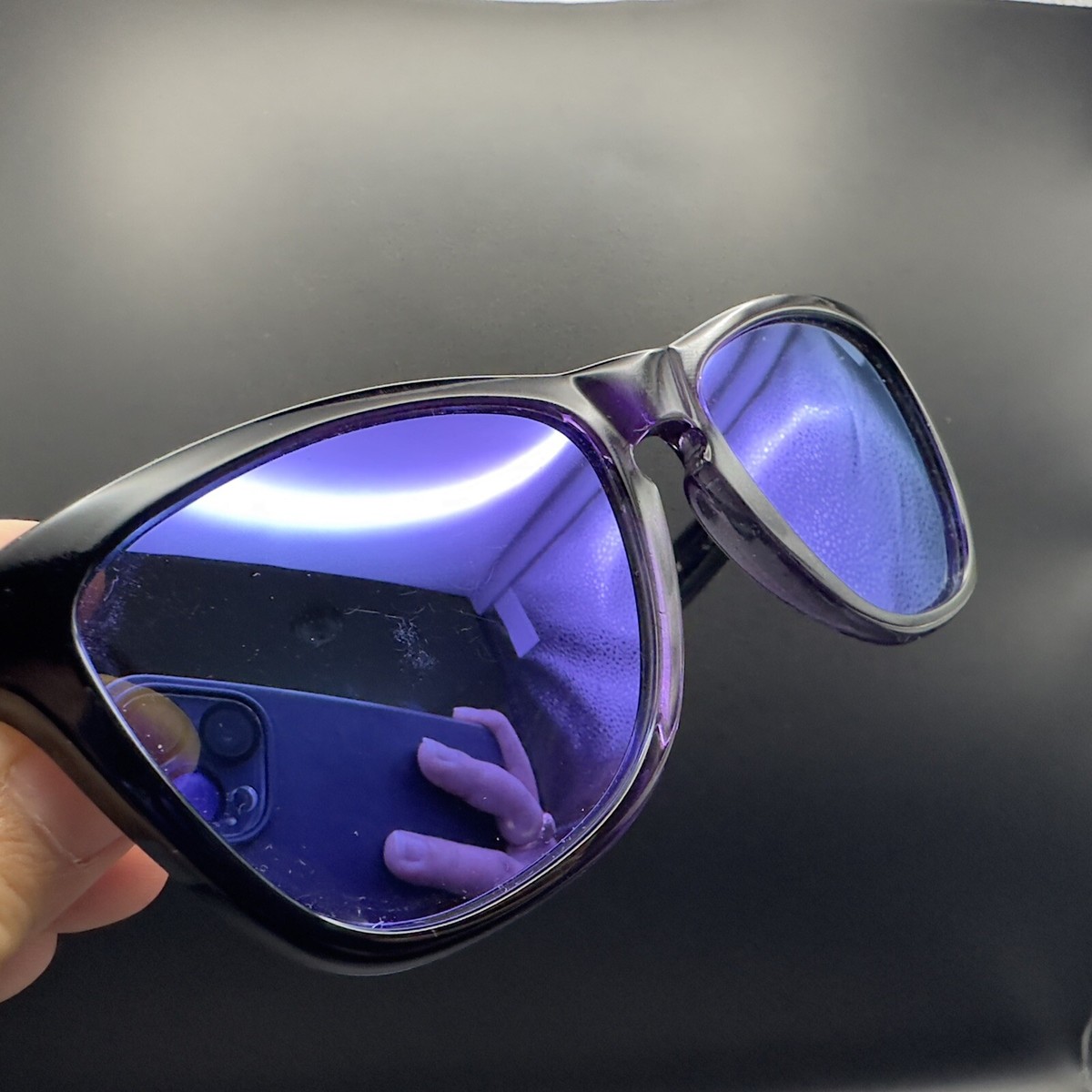 Oakley Frogskin Primitive Purple Fade w/ Violet Iridium Lenses 24