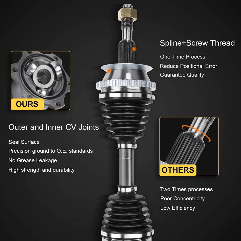 2x CV Axle Shaft Assembly Rear Side for Toyota Supra Lexus GS300 GS400 GS430 - Image 3 of 4