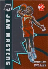 Dominique Wilkins 2020-21 Mosaic Basketball Jam Masters Chrome Insert Card #13