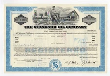 Standard Oil Company Bond w/triple vignettes