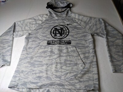 Oshkosh North Hooded Sweatshirt Mens Large Nike Dri-Fit Basketball