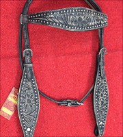 Hilason Western Leather Horse Bridle Headstall Antique Black Hand Floral Carved on sale Hilason Western Leather Horse Bridle Headstall Antique Black Hand Floral Carved on sale