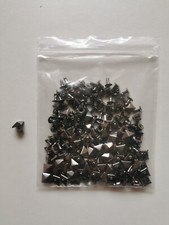 Borchie a Punta 120 Pezzi 10MM Rivetti Punk a Piramide canna di fucile