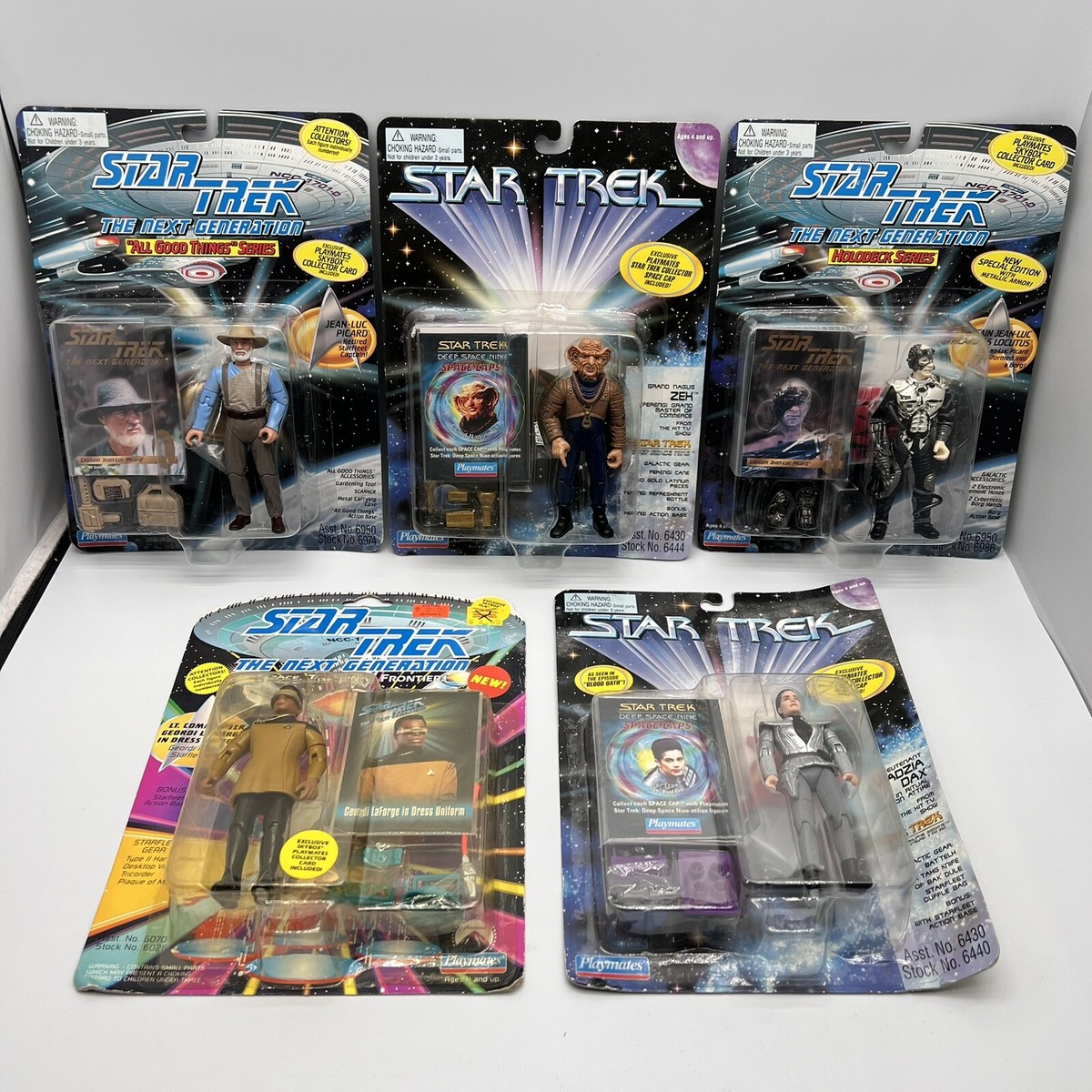 【完セット未開封】スタートレック STAR TREK playmates 8体 完セット未開封】スタートレック STAR TREK playmates 8体