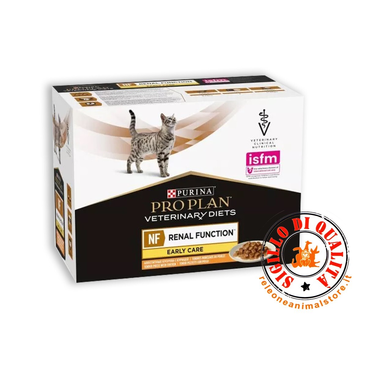 Alimento Umido Veterinary Diets Gatto NF Renal Function Early Care 10x85 gr poll