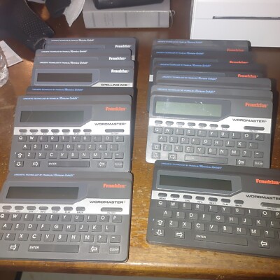 Vintage 1989 Franklin Computer Wordmaster Deluxe and Spelling Ace