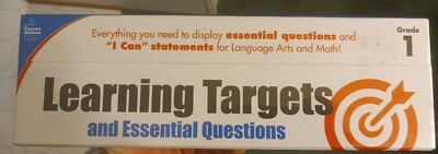 Learning Targets and Essential Questions Carson Dellosa Grade 1 Cards Teachers