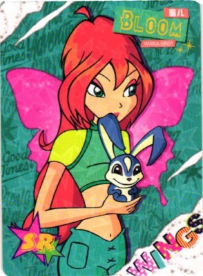 BLOOM SR WXKA-SR01 WINX CLUB Rainbow Chuangxia Anime Collectible Card