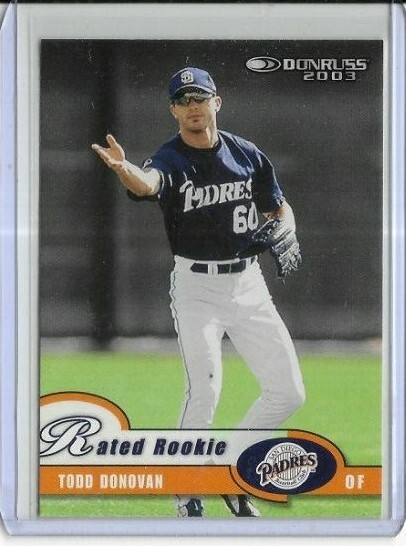 2003 Donruss #51 Todd Donovan San Diego Padres Rated Rookie
