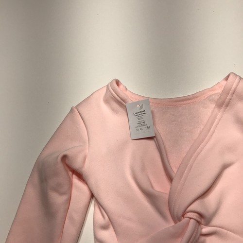 Lisianthus Wrap Top Girls Size 140/5-6T Classic Thick Ballet Long Sleeve Stretch - Picture 5 of 10