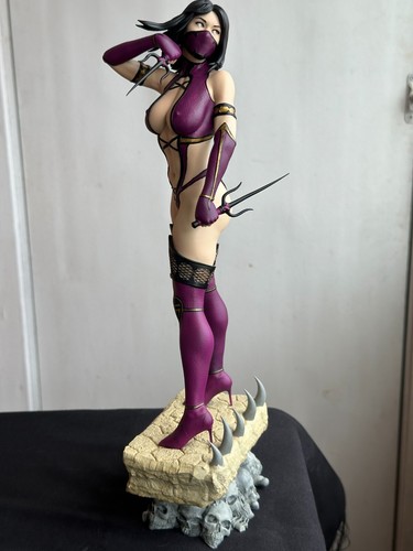 Mileena Mortal Kombat. 3D Printed Figure / Statue Hand Painted. Girl, Woman - Picture 10 of 14