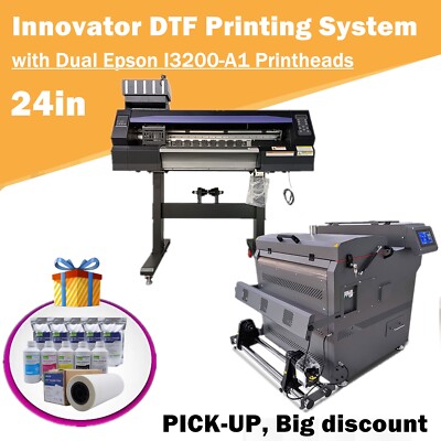24inch (600mm) DTF Printing System with Dual Printheads