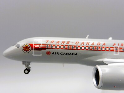 AIR CANADA Airbus A220-300 1/200 Herpa 571593 Bombardier TRANS RETRO LIVERY