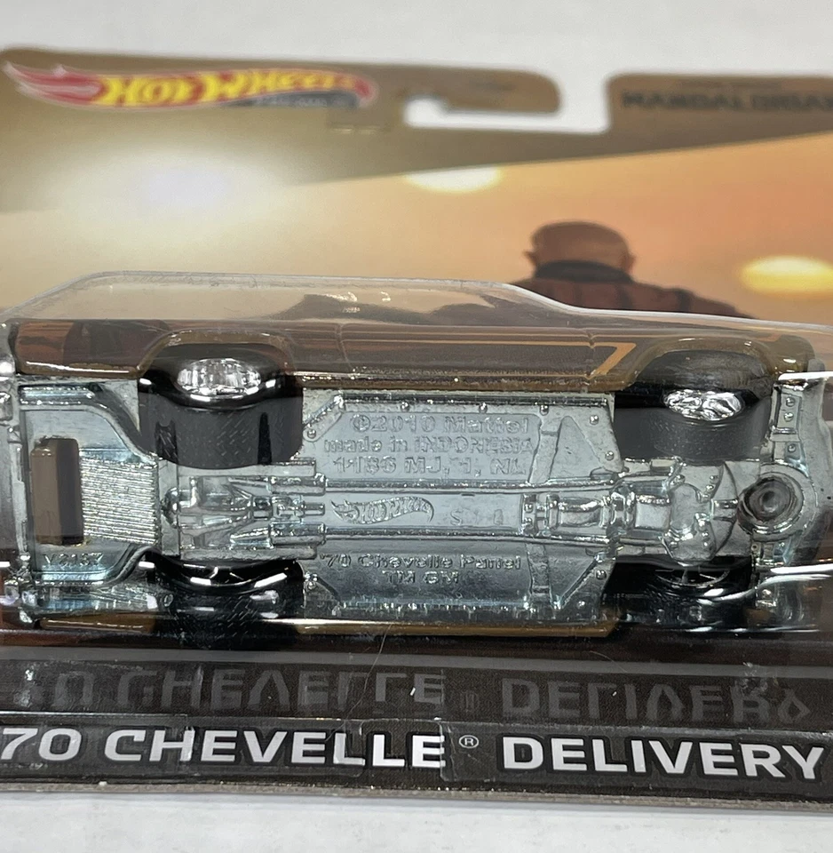 Hot Wheels Premium Star Wars Mandalorian 1970 2022 Chevelle Real Rider Metal 3/5 Foto 4 de 4