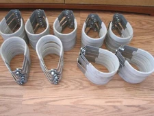 LOT of 45, Holdrite 308 Silencer Acoustical Swivel Loop Hangers, 3in.