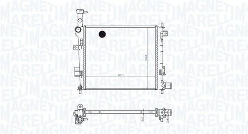RADIATOR ENGINE COOLING 350213165400 FOR KIA PICANTOII G3LA/B3LA 1.0L 3cyl 1.2L - Picture 2 of 6