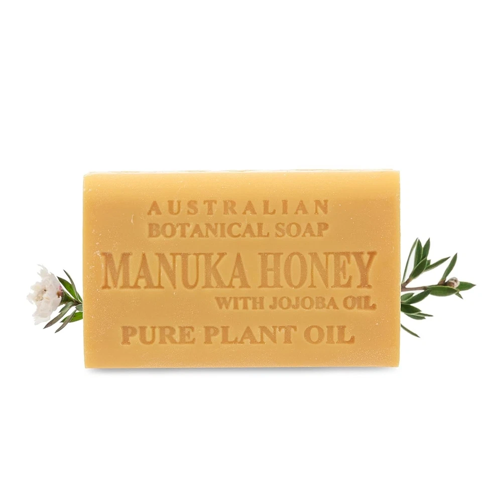Luxury 6.6 OZ Manuka Honey Soap Bars with Jojoba Oil - Perfect for Daily Use - Image 3 of 4