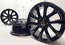 21" LAND ROVER RANGE ROVER SPORT WHEELS RIMS FACTORY OEM 72384 2023-2026 Black