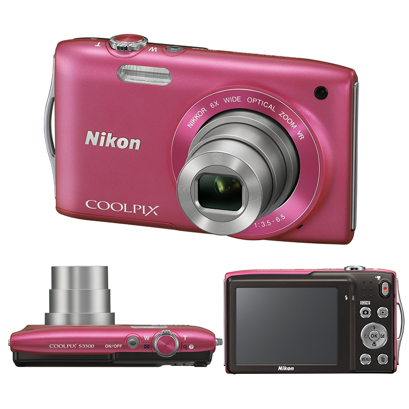Purple Coolpix S3500 Nikon Coolpix Pink Camera Nikon COOLPIX S3300