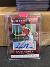 2014 Panini Elite Extra Spencer Moran #82 Franchise Signatures /799 (AU, RC)