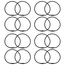 12 Pcs Mic Anti-shocking Rubber Ring Microphone Elastic Bands for Desk