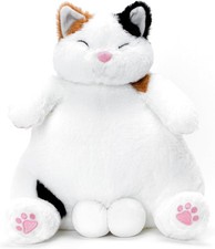 13In. Fat Plush Cat Stuffed Plush Doll Cute Lazy Cat Plush Toy Christmas Gift
