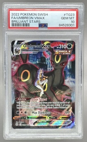 8301 Umbreon VMAX 2022 Pokemon Sword Shield Brilliant Stars #TG23/TG30 PSA 10