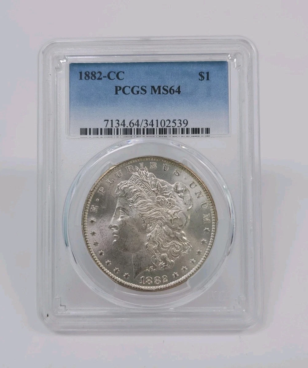 Carson City Grade MS 64 1884 Year Morgan US Dollars (1878-1921