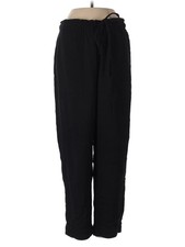 Raquel Allegra Women Black Track Pants S