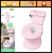 Infant Potty Training Toilet - My Size Potty with Lifelike Flushing Sound, Pink,