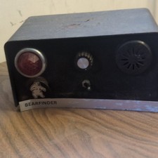 Bearfinder Vintage Car Radar Detector Black Audio/Visual Alert