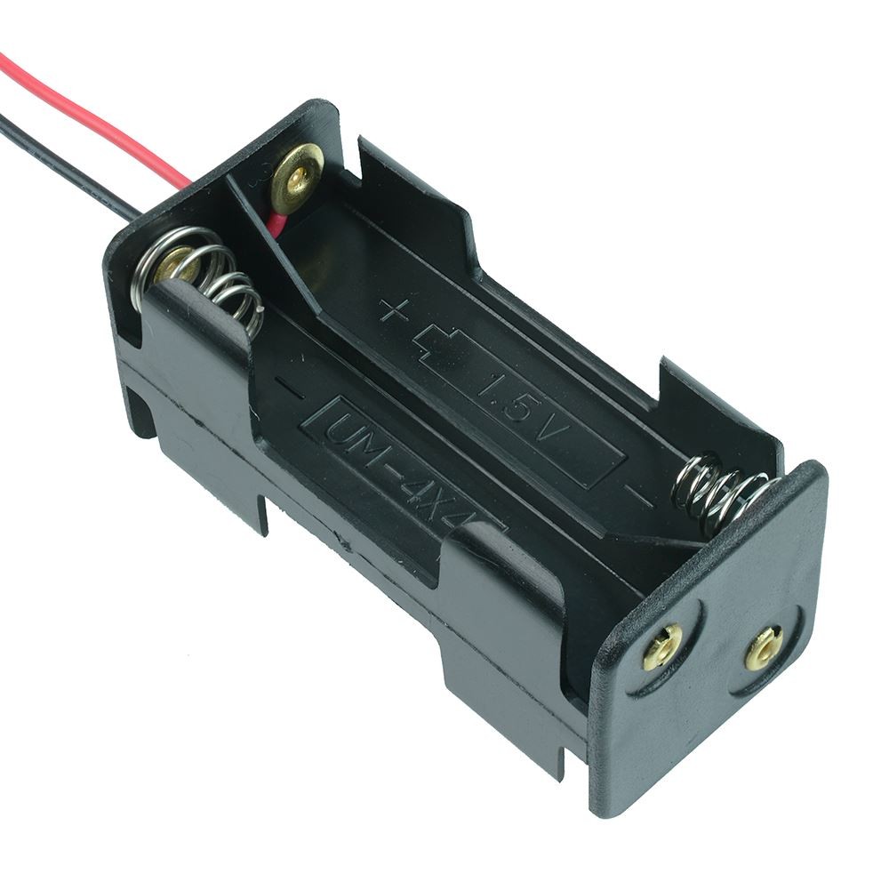 5 x AAA x 4 Battery Holders 2+2 150mm Leads